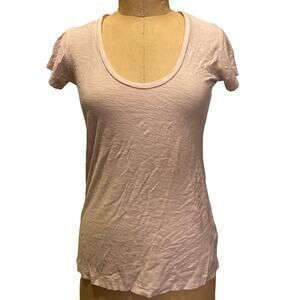 James Perse Solid T-shirt in Pink NWT Size 0